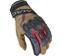 Macna Zairon Motorrad Handschuhe, schwarz/braun, Größe 3XL