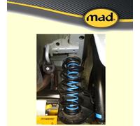 für Peugeot 108 Citroen C1 Toyota Aygo MAD Zusatzfedern Höherlegungsfedern HA H