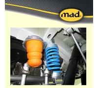mad Zusatzfedern verstärkte Federn hinten für VW Caddy III IV Kasten Kombi Maxi