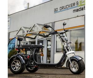 Madat A CP-3 Elektroroller E Scooter Chopper Dreirad 10 Zoll 45Km/H 40 Ah Akku