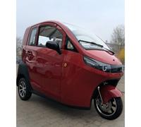 Madat A03 - Roter E-Kabinenroller Dreirad mit Lithium-Eisenphosphat-Akku (LiFePO₄) 45 km/h (optional 25 km/h)