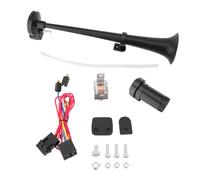 Madlife Garage Hupe Luft Schwarz Horn Kit 12V 150db lkw hupe Lufthorn Drucklufthorn Auto Horn mit Kompressor Laut Kompressor Fanfare für Auto Boote Vans