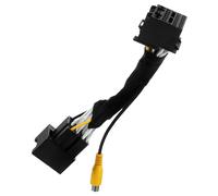 MAGICLULU Adapterkabel für Rückfahrkamera mit Kupferleiter und Kunststoff Einfache Installation für Verbesserte Sicht Beim Rückwärtsfahren im Auto Innenraum