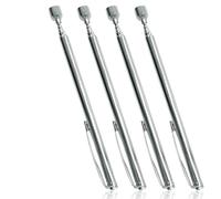 Magnet Teleskopstab 4 Stück,Teleskopstab Stabmagnet Magnetstab,Teleskopmagnet Magnetstab Teleskopstab, Magnetheber, Stabmagnet Stark Bis Zu 64CM für Schlüsseln, Schrauben, Stiften, Metallteilen