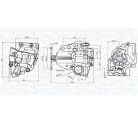 1x Ölpumpe MAGNETI MARELLI 351516000056 passend für FIAT MERCEDES-BENZ NISSAN