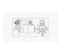 Magneti Marelli Anlasser 063720984010 für BMW, Opel