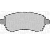 MAGNETI MARELLI Bremsbelagsatz Scheibenbremse 363916060254 für FIESTA FORD 6 CB1