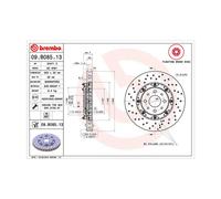 Magneti Marelli Bremsscheibe [Hersteller-Nr. 360406129603] für Abarth