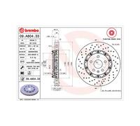 MAGNETI MARELLI Bremsscheibe TWO-PIECE FLOATING DISCS LINE vorne rechts links Gelocht/innenbel. Ø355mm 355mm für VAUXHALL SAAB OPEL 360406129503