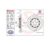 MAGNETI MARELLI Bremsscheibe TWO-PIECE FLOATING DISCS LINE vorne rechts links Gelocht/innenbel. Ø355mm 355mm für VAUXHALL OPEL 360406129903