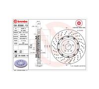 MAGNETI MARELLI Bremsscheibe TWO-PIECE FLOATING DISCS LINE vorne rechts links Gelocht/innenbel. Ø390mm 390mm für NISSAN 360406129803
