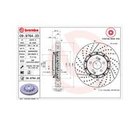 MAGNETI MARELLI Bremsscheibe TWO-PIECE FLOATING DISCS LINE vorne rechts links innenbelüftet Ø360mm 360mm für MERCEDES-BENZ A2194210212 2194210212 3604