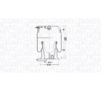 MAGNETI MARELLI LUFTFEDER FEDERBALG LUFTFAHRWERK 030607020185