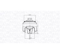MAGNETI MARELLI Federbalg, Luftfederung Universal vorne rechts für IVECO 030607020274