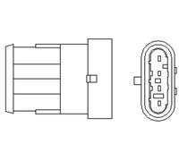 MAGNETI MARELLI Lambdasonde für FIAT 466016355095