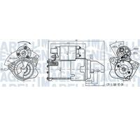 Magneti Marelli Starter 12V 063721543010 – für OPEL, SAAB