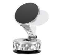 Magnetische KFZ-Halterung - Navigationshalterung mit Saugnapf für Kfz | Smartphone verstellbar, Autozubehör für den Innenbereich für Haus und Büro