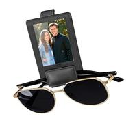 Magnetischer Auto Sonnenblende Fotoclip,2-in-1 magnetische Auto Brillen Foto Aufbewahrung | Sonnenblenden Brillenhalter Clips - für Pendeln, tägliche Fahrten, Roadtrips, Offroad, LKW, Limousinen, SUV