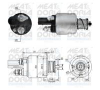 HOFFER Magnetschalter Starter 46126 54mm für VW GOLF 5 1K1 PLUS 5M1 521 JETTA 3