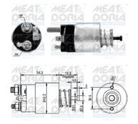 Magnetschalter, Starter MEAT & DORIA 46135