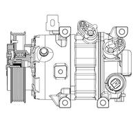 MAHLE ACP 635 000P Kompressor, Klimaanlage für HYUNDAI TUCSON (TL, TLE) u.a.