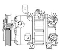 MAHLE ACP 638 000P Kompressor, Klimaanlage für HYUNDAI TUCSON (TL, TLE) u.a.