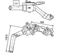 Kühlmittelregelventil MAHLE CV 8 000P