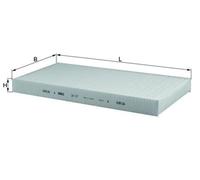 Filter Innenraumluft MAHLE LA 117 für Cadillac Saab Fiat Opel Chevrolet Audi BLS