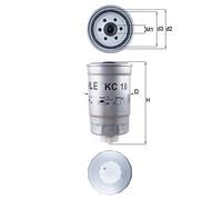MAHLE KC 18 - Kraftstofffilter