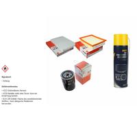 MAHLE KNECHT Filter Paket MANNOL Klimareiniger für VW Golf III 1H1 1.9 D Bj91-97
