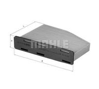 MAHLE KNECHT INNENRAUMFILTER für VW BEETLE CADDY 3 4 EOS GOLF 5 6 + PLUS JETTA 3