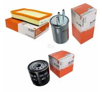MAHLE / KNECHT Kraftstofffilter KL 446 Luftfilter LX 3344 Ölfilter OC 232