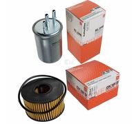 MAHLE / KNECHT Set Filterpaket Kraftstofffilter KL 446 Ölfilter OX 191D