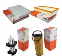 MAHLE Kraftstofffilter KL 596 Innenraum LA 182 Luft LX 792 Ölfilter OX 196/1D
