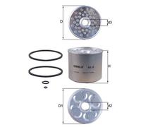 MAHLE KX 23D Kraftstofffilter für CITROËN C3 III (SX)