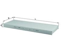 Mahle LA118 Filter, Innenraumluft