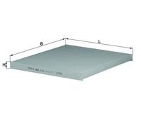 Mahle LA306 Filter, Innenraumluft