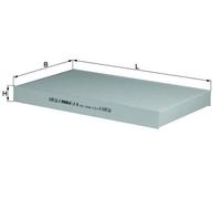 Mahle LA46 Filter, Innenraumluft