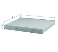 MAHLE LAK 242 Innenraumfilter Aktivkohlefilter u.a. passend für FORD MONDEO III (B5Y)