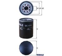 MAHLE OC1414 Ölfilter Motorölfilter für Ford
