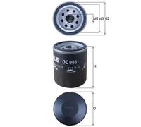 MAHLE ORIGINAL Ölfilter OC 983
