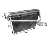 Verdampfer Klimaanlage MAHLE AE 47 000S für Opel Astra G CC Zafira A