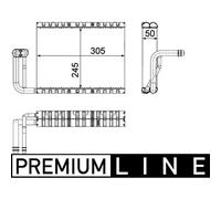 MAHLE VERDAMPFER KLIMAANLAGE KLIMAVERDAPFER passend für ALPINA B5 B6 B7 D5 BMW