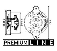 Mahle | Verschlussdeckel, Kühler | CRB 15 000P