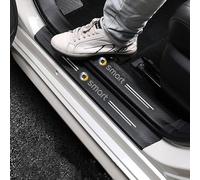 MaJher Auto Einstiegsleisten Aufkleber für Smart EQ fortwo 2018-2023,Carbon Fiber Einstiegsleisten Schutz Schutzfolie Türeinstiegsschutz Aufkleber Tuning Zubehör Einstiegsleistenschutz