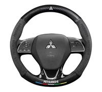 MaJher Lenkradbezug für Mitsubishi Eclipse Cross - Microfaser Lenkradhülle Anti-Rutsch Atmungsaktiv - Ersatz Tuning 37-38cm Lenkradschoner Lenkradschutz Auto Zubehör