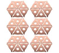 MAJORMENCH 100 Stück Metallschrumpfreparaturwerkzeug Ausbeulringe aus Metall für Auto Karosserie Dellen Reparaturset mit Benutzerfreundlicher Oberfläche und Hoher Zuverlässigkeit