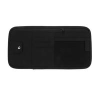 MAJORMENCH Multifunktionaler Auto Sonnenblenden Brillenhalter und Organizer mit Fächern Visier Clip für Karten Quittungen Leichter Kunstleder Organizer für Fahrzeuginnenraum