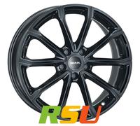 MAK DaVinci gloss black 7x16" ET44 LK5 108 ML 65.1 Alufelgen 16 Zoll