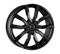 1x MAK HIGHLANDS gloss black 8.5Jx20 5x120 ET43